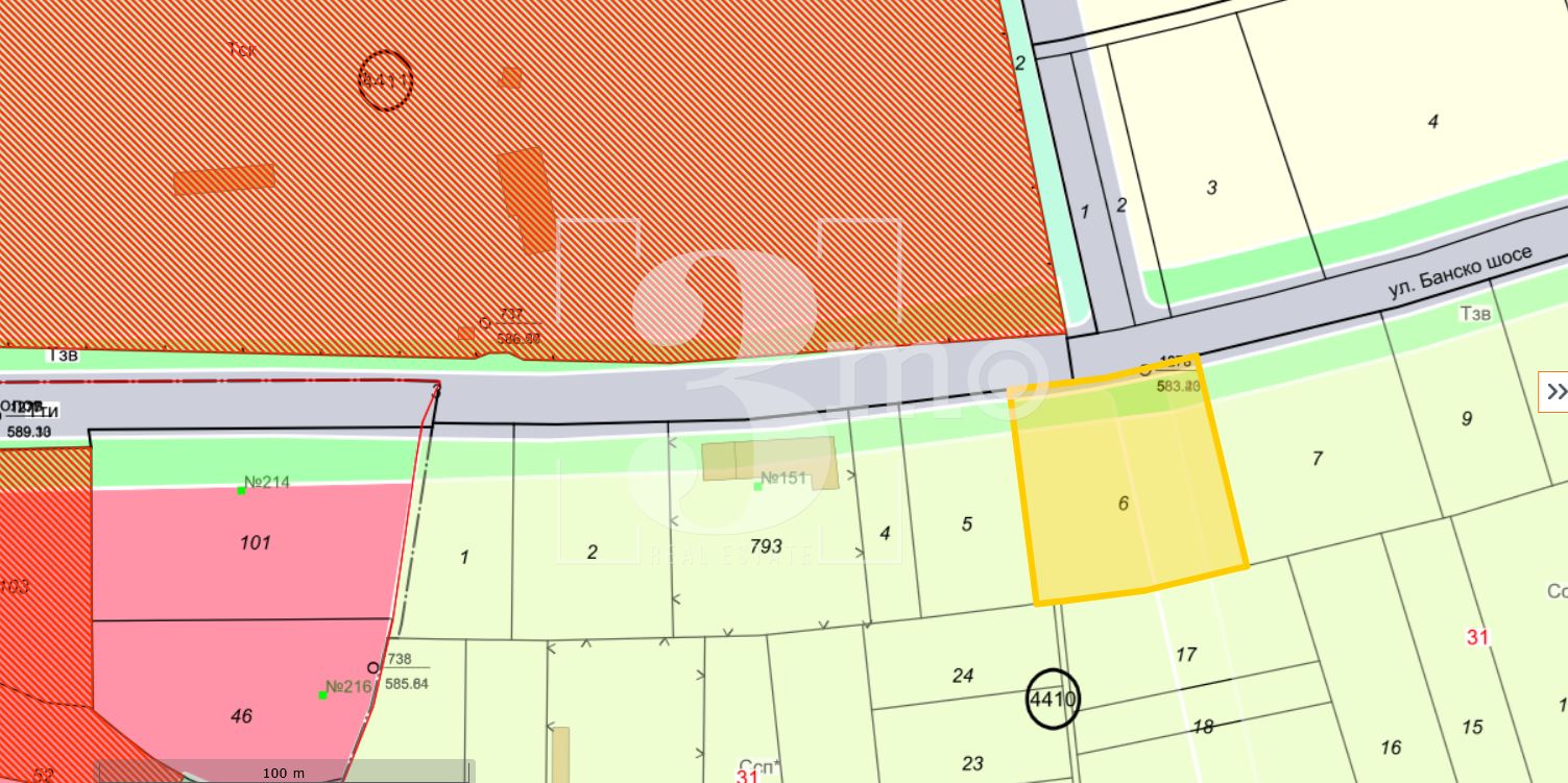 Продава равен парцел с площ 3200 кв.м., разположен в район Люлин, Столична община. Имотът е с правилна квадратна форма и изк - 0