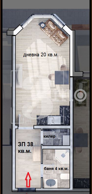 Продава изгодно едностаен апартамент в нова сграда в ж.к. Люлин-10, София - 0