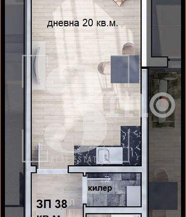 Продава едностаен апартамент в нова тухлена сграда в ж.к. Люлин-10, гр. София - 0