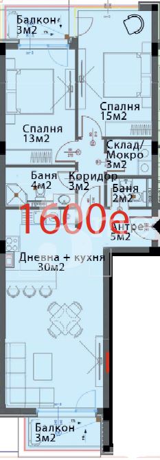 3mo Амалтея продава просторен, тристаен апартамент в кв. Модерно предградие, гр. София - 0